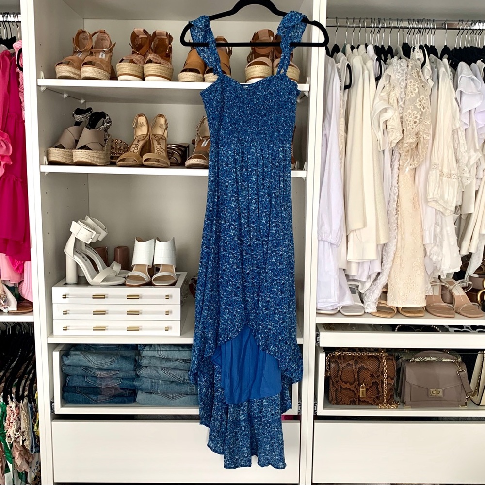 Blue high-low dress by Storia